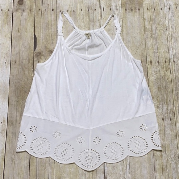 Chip & Pepper Eyelet Tank - Picture 1 of 4